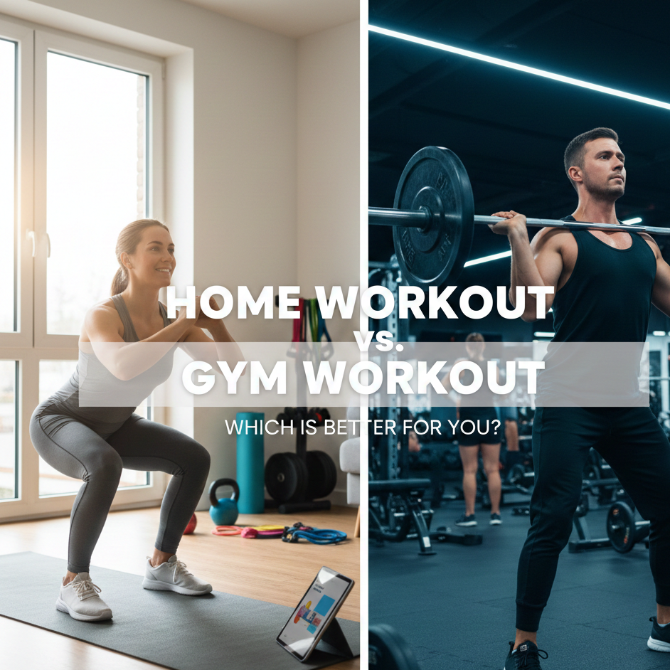 Home Workout vs Gym Workout: Which Is Better for Fitness, Weight Loss, and Muscle Gain?