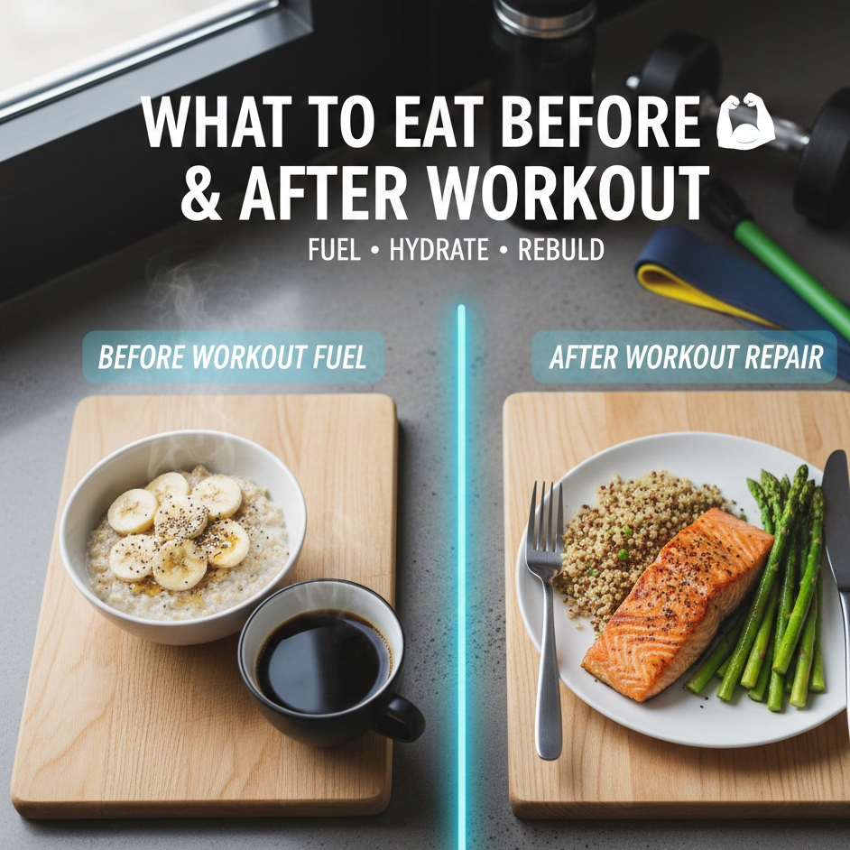 What to Eat Before and After a Workout for Best Results (Complete Nutrition Guide)